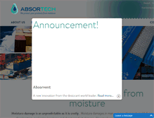 Tablet Screenshot of absortech.com